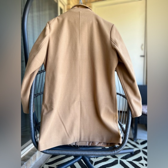 Boohoo Man single breasted Wool Coat - Picture 2 of 4